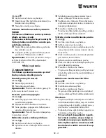 Preview for 176 page of wurth ISS 45-M automatic Translation Of The Original Operating Instructions