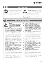 Предварительный просмотр 29 страницы wurth MM 230 Original Operating Instructions