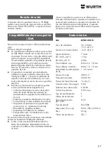 Предварительный просмотр 37 страницы wurth MM 230 Original Operating Instructions