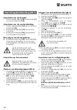 Предварительный просмотр 44 страницы wurth MM 230 Original Operating Instructions