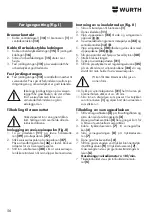 Предварительный просмотр 56 страницы wurth MM 230 Original Operating Instructions