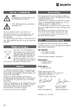 Предварительный просмотр 58 страницы wurth MM 230 Original Operating Instructions