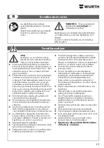 Предварительный просмотр 59 страницы wurth MM 230 Original Operating Instructions