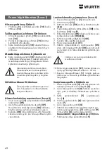 Предварительный просмотр 62 страницы wurth MM 230 Original Operating Instructions