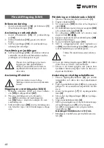 Предварительный просмотр 68 страницы wurth MM 230 Original Operating Instructions