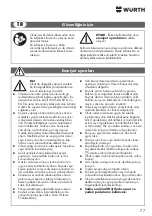 Предварительный просмотр 77 страницы wurth MM 230 Original Operating Instructions