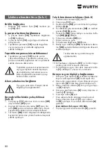 Предварительный просмотр 80 страницы wurth MM 230 Original Operating Instructions