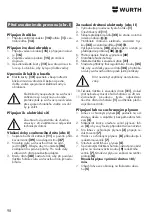 Предварительный просмотр 98 страницы wurth MM 230 Original Operating Instructions