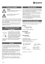 Предварительный просмотр 112 страницы wurth MM 230 Original Operating Instructions