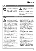 Предварительный просмотр 113 страницы wurth MM 230 Original Operating Instructions