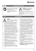 Предварительный просмотр 125 страницы wurth MM 230 Original Operating Instructions