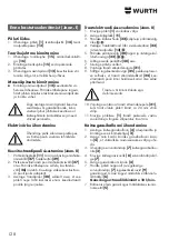 Предварительный просмотр 128 страницы wurth MM 230 Original Operating Instructions