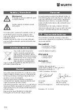 Предварительный просмотр 130 страницы wurth MM 230 Original Operating Instructions