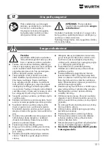 Предварительный просмотр 131 страницы wurth MM 230 Original Operating Instructions