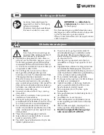 Предварительный просмотр 53 страницы wurth MM 350 Original Operating Instructions