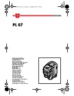 Preview for 1 page of wurth PL 07 Operating Instructions Manual