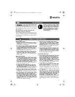 Preview for 5 page of wurth S 10-A Translation Of The Original Operating Instructions