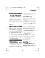 Preview for 43 page of wurth S 10-A Translation Of The Original Operating Instructions