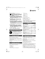 Preview for 55 page of wurth S 10-A Translation Of The Original Operating Instructions