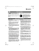 Preview for 71 page of wurth S 10-A Translation Of The Original Operating Instructions