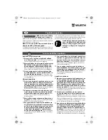 Preview for 77 page of wurth S 10-A Translation Of The Original Operating Instructions