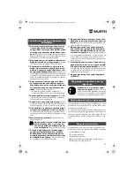 Preview for 79 page of wurth S 10-A Translation Of The Original Operating Instructions