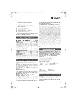 Preview for 80 page of wurth S 10-A Translation Of The Original Operating Instructions