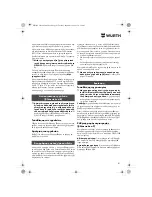 Preview for 81 page of wurth S 10-A Translation Of The Original Operating Instructions