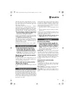 Preview for 94 page of wurth S 10-A Translation Of The Original Operating Instructions