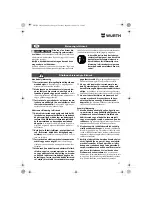 Preview for 97 page of wurth S 10-A Translation Of The Original Operating Instructions