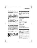 Preview for 126 page of wurth S 10-A Translation Of The Original Operating Instructions