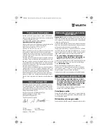 Preview for 127 page of wurth S 10-A Translation Of The Original Operating Instructions