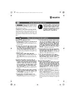 Preview for 131 page of wurth S 10-A Translation Of The Original Operating Instructions