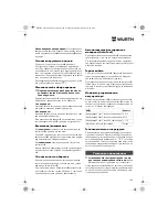 Preview for 164 page of wurth S 10-A Translation Of The Original Operating Instructions