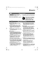 Preview for 166 page of wurth S 10-A Translation Of The Original Operating Instructions