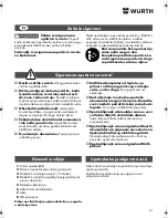 Предварительный просмотр 81 страницы wurth S 3-A Translation Of The Original Operating Instructions