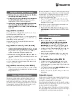 Preview for 10 page of wurth SBS 10-A Translation Of The Original Operating Instructions