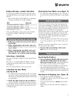 Preview for 17 page of wurth SBS 10-A Translation Of The Original Operating Instructions