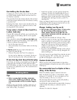 Preview for 18 page of wurth SBS 10-A Translation Of The Original Operating Instructions