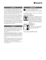 Preview for 28 page of wurth SBS 10-A Translation Of The Original Operating Instructions