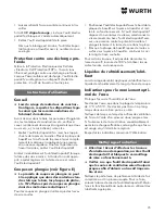 Preview for 35 page of wurth SBS 10-A Translation Of The Original Operating Instructions