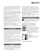 Preview for 36 page of wurth SBS 10-A Translation Of The Original Operating Instructions