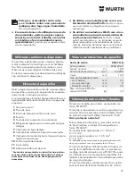 Preview for 49 page of wurth SBS 10-A Translation Of The Original Operating Instructions