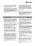 Preview for 56 page of wurth SBS 10-A Translation Of The Original Operating Instructions