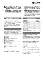 Preview for 57 page of wurth SBS 10-A Translation Of The Original Operating Instructions