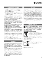 Preview for 61 page of wurth SBS 10-A Translation Of The Original Operating Instructions