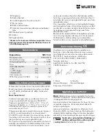 Preview for 72 page of wurth SBS 10-A Translation Of The Original Operating Instructions