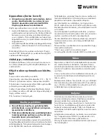 Preview for 82 page of wurth SBS 10-A Translation Of The Original Operating Instructions