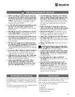 Preview for 86 page of wurth SBS 10-A Translation Of The Original Operating Instructions