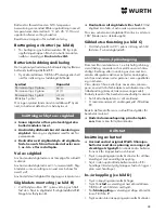 Preview for 88 page of wurth SBS 10-A Translation Of The Original Operating Instructions